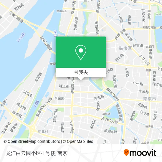 龙江白云园小区-1号楼地图