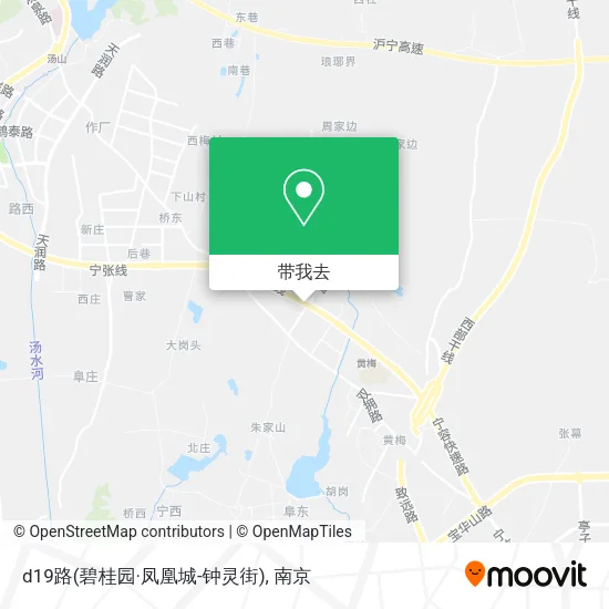 d19路(碧桂园·凤凰城-钟灵街)地图