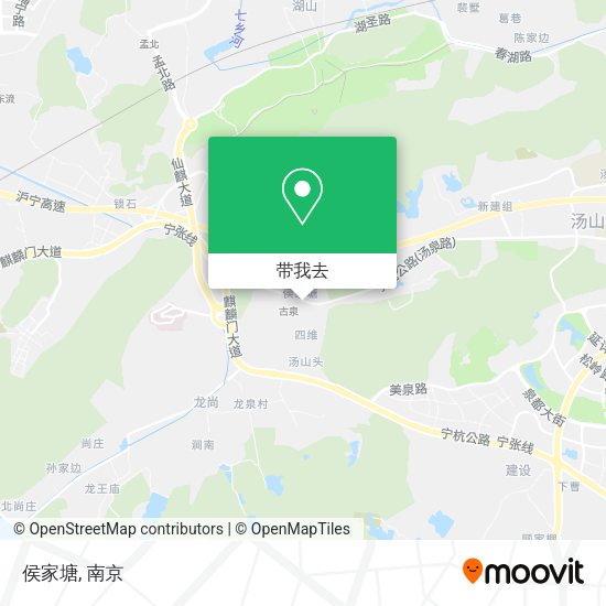 侯家塘地图