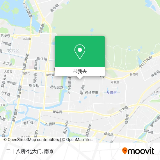 二十八所-北大门地图