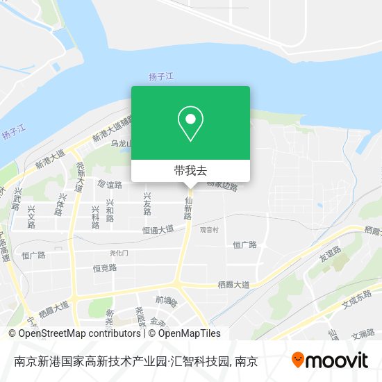 南京新港国家高新技术产业园·汇智科技园地图