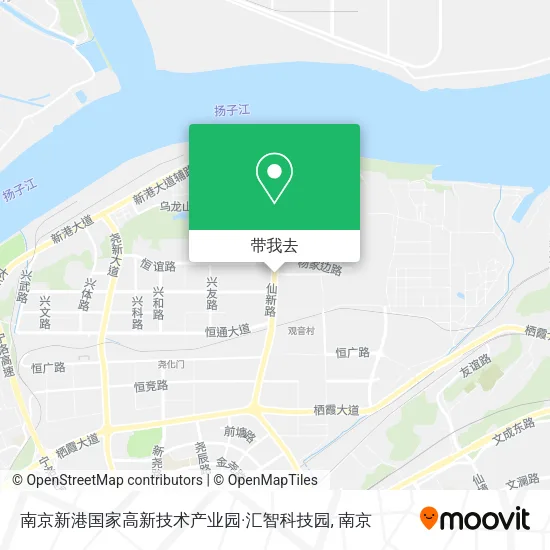 南京新港国家高新技术产业园·汇智科技园地图