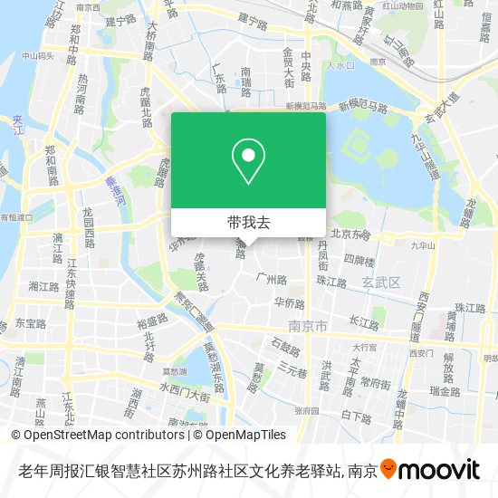 老年周报汇银智慧社区苏州路社区文化养老驿站地图