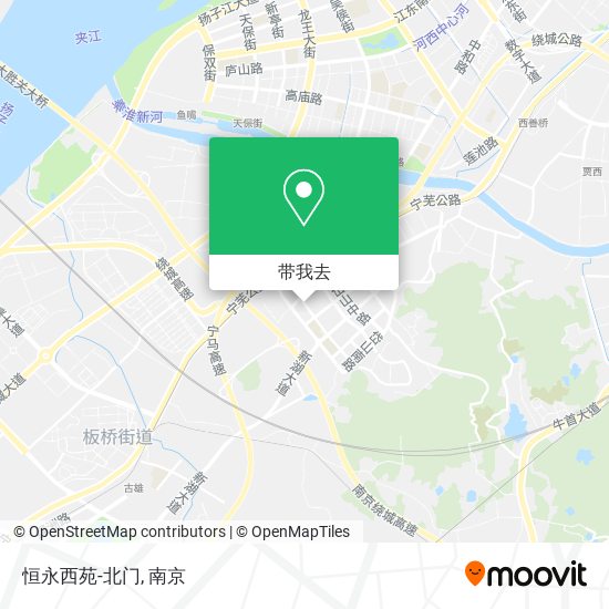 恒永西苑-北门地图