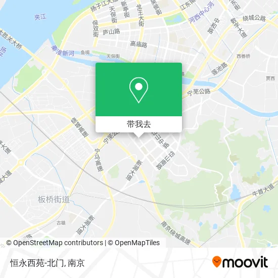 恒永西苑-北门地图