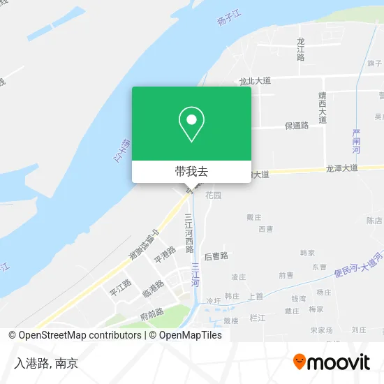 入港路地图