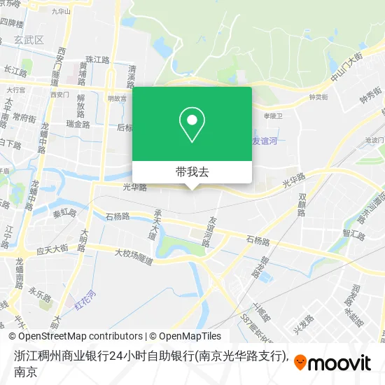 浙江稠州商业银行24小时自助银行(南京光华路支行)地图