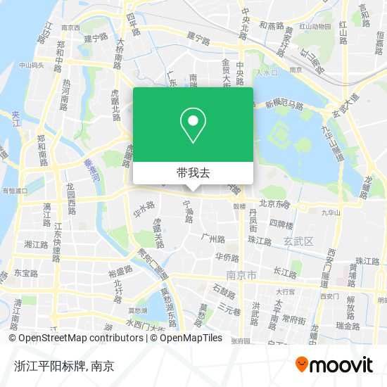 浙江平阳标牌地图