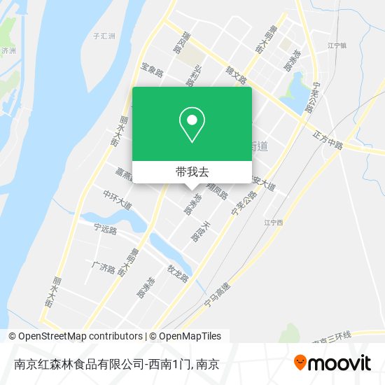 南京红森林食品有限公司-西南1门地图