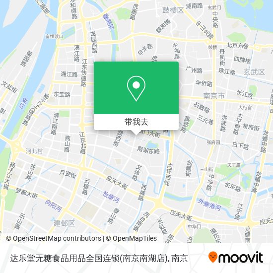 达乐堂无糖食品用品全国连锁(南京南湖店)地图