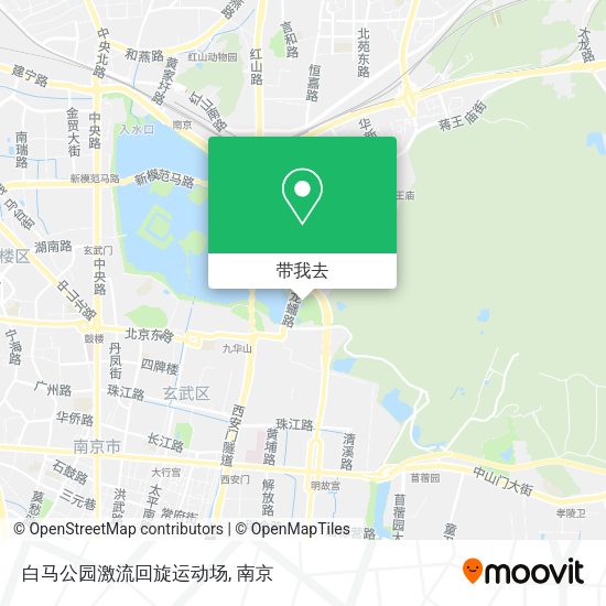 白马公园激流回旋运动场地图