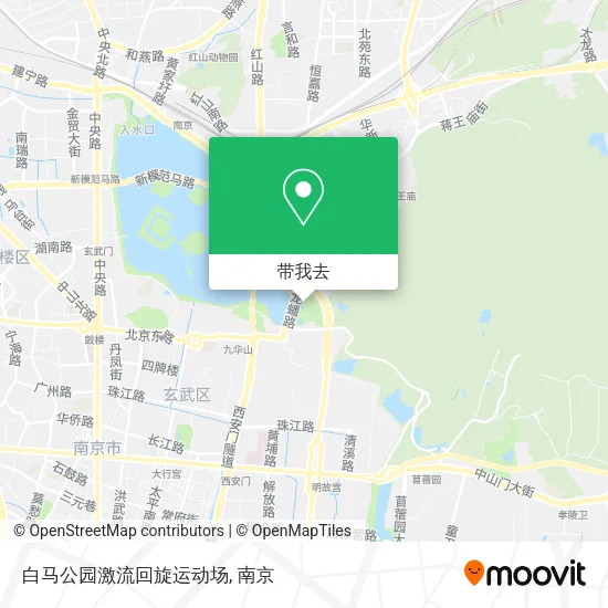 白马公园激流回旋运动场地图