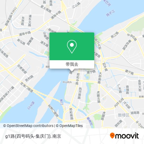 g1路(四号码头-集庆门)地图