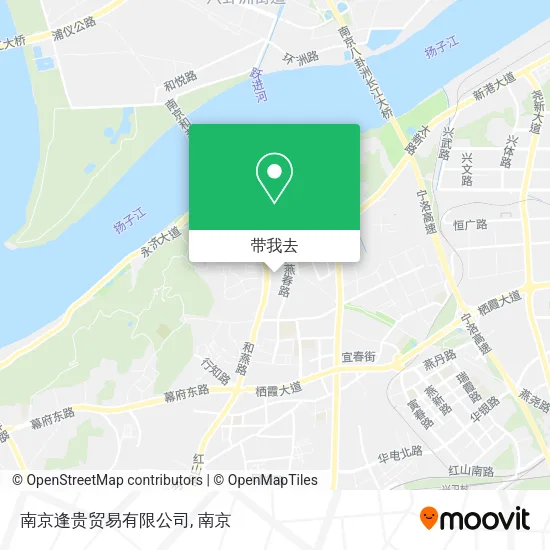 南京逢贵贸易有限公司地图