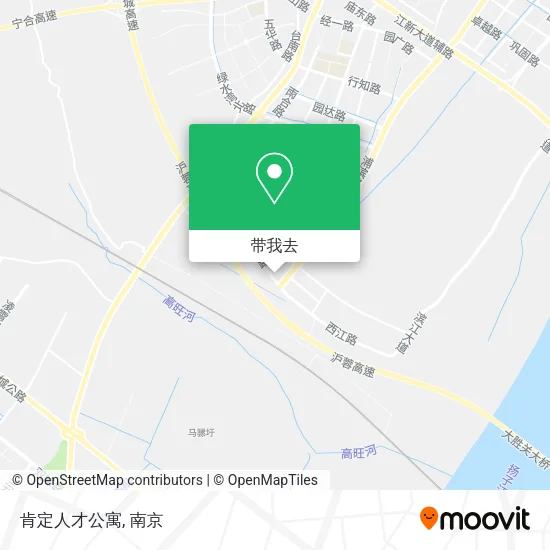 肯定人才公寓地图