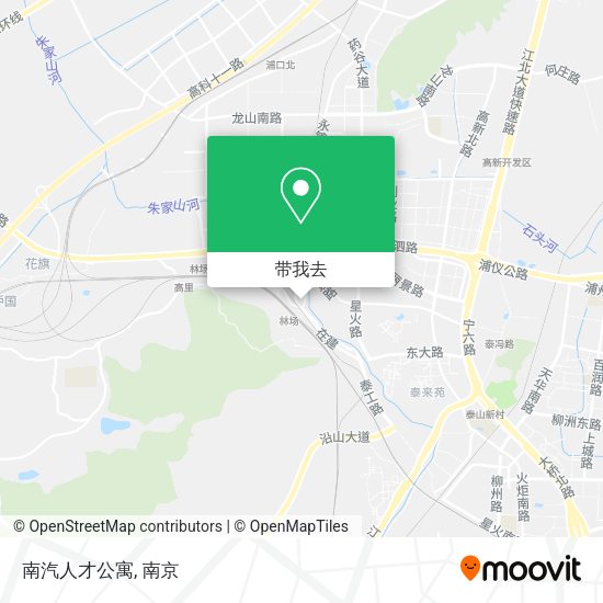 南汽人才公寓地图