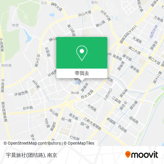 宇晨旅社(团结路)地图