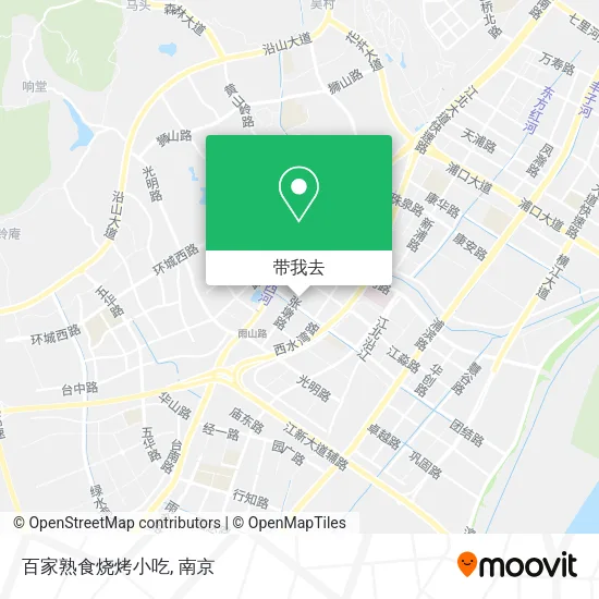 百家熟食烧烤小吃地图