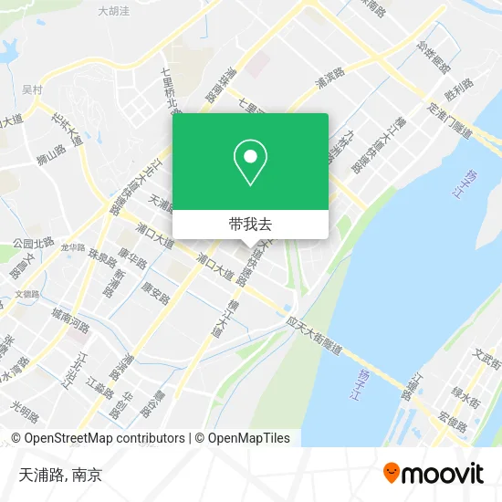 天浦路地图