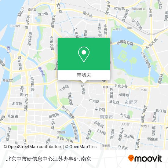 北京中市研信息中心江苏办事处地图