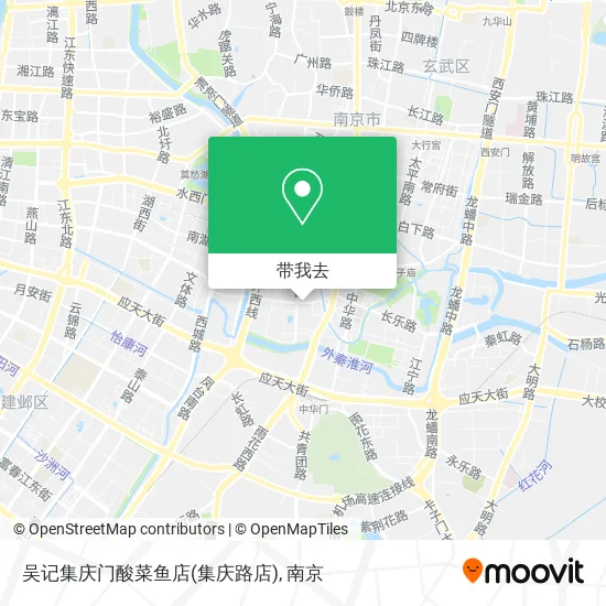 吴记集庆门酸菜鱼店(集庆路店)地图