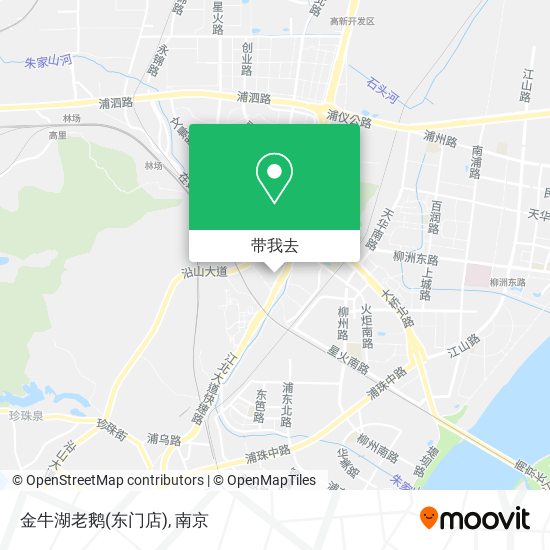 金牛湖老鹅(东门店)地图