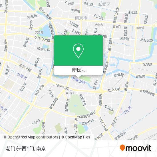 老门东-西1门地图