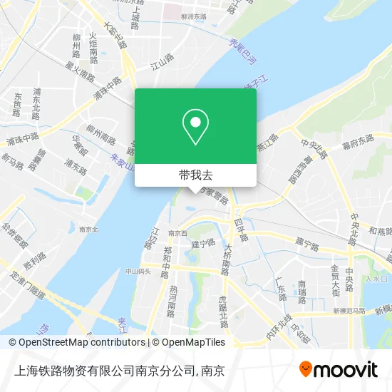 上海铁路物资有限公司南京分公司地图