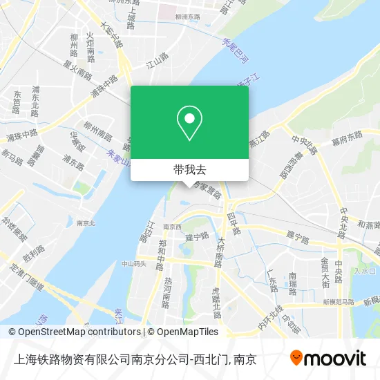 上海铁路物资有限公司南京分公司-西北门地图