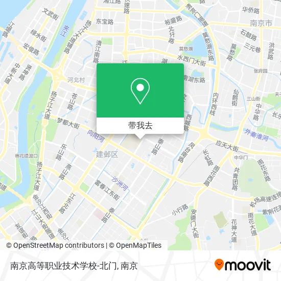 南京高等职业技术学校-北门地图