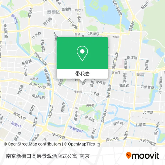 南京新街口高层景观酒店式公寓地图