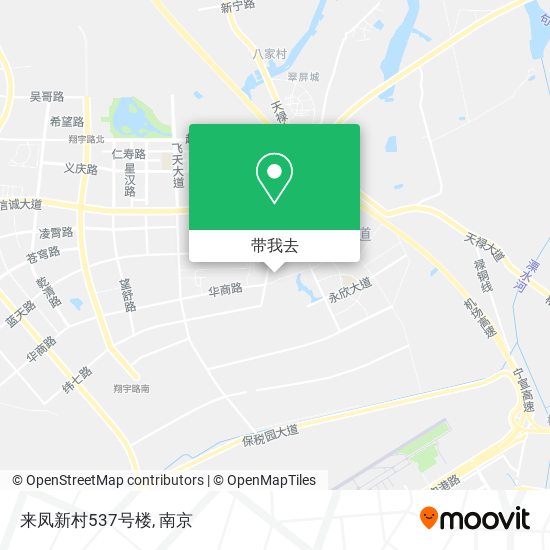 来凤新村537号楼地图