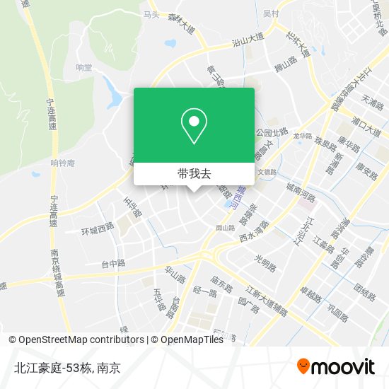北江豪庭-53栋地图
