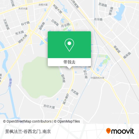 景枫法兰-谷西北门地图