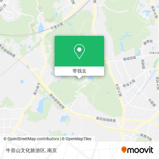 牛首山文化旅游区地图