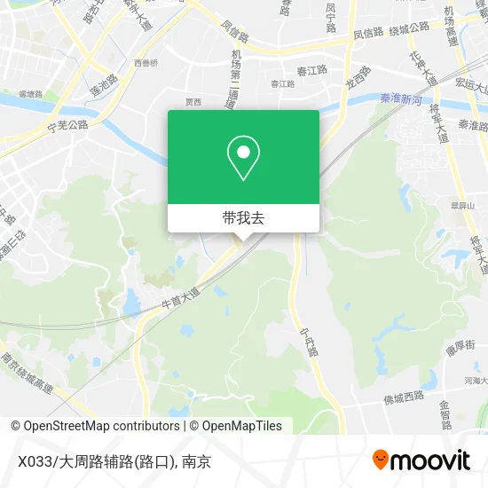X033/大周路辅路(路口)地图