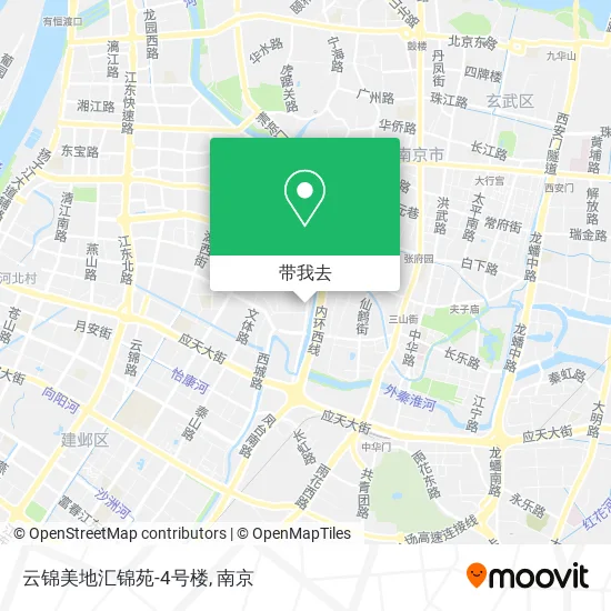 云锦美地汇锦苑-4号楼地图