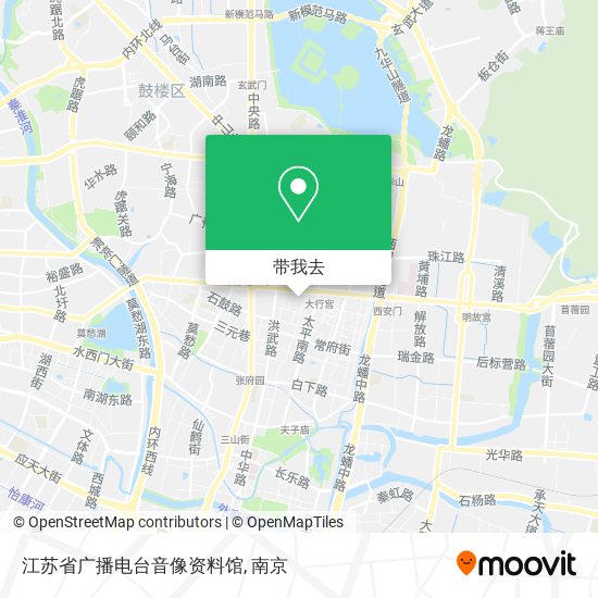 江苏省广播电台音像资料馆地图