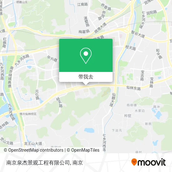 南京泉杰景观工程有限公司地图