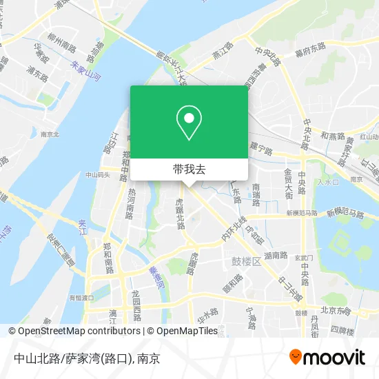 中山北路/萨家湾(路口)地图