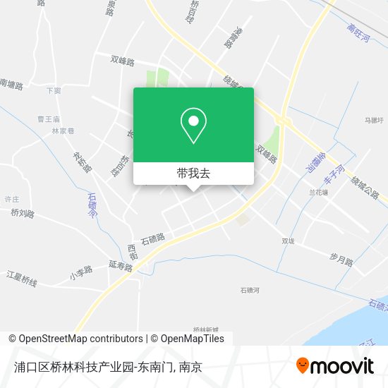 浦口区桥林科技产业园-东南门地图