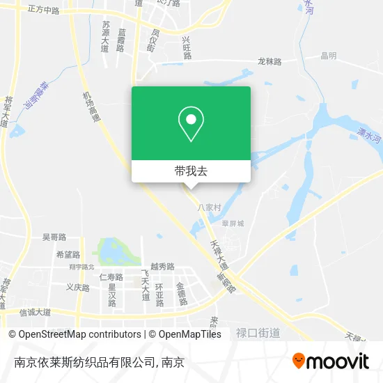 南京依莱斯纺织品有限公司地图