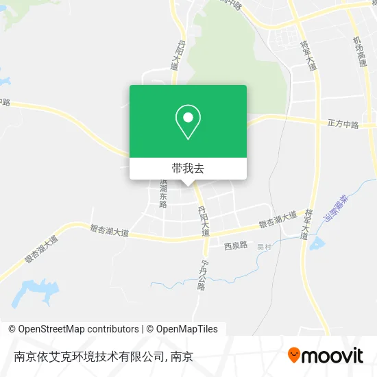 南京依艾克环境技术有限公司地图