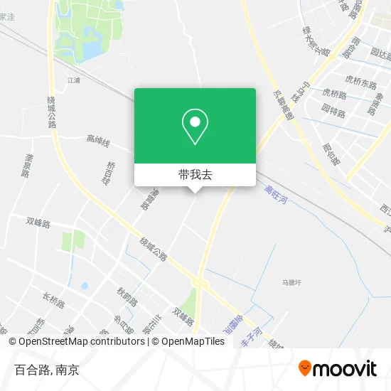 百合路地图