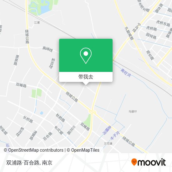双浦路·百合路地图