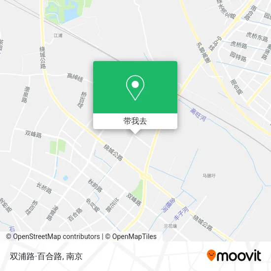 双浦路·百合路地图