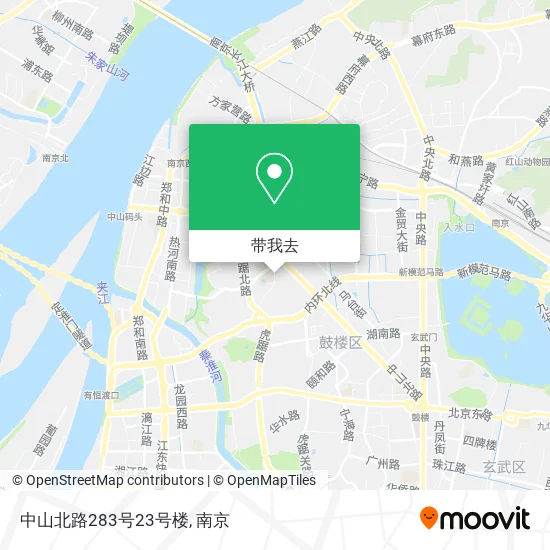 中山北路283号23号楼地图