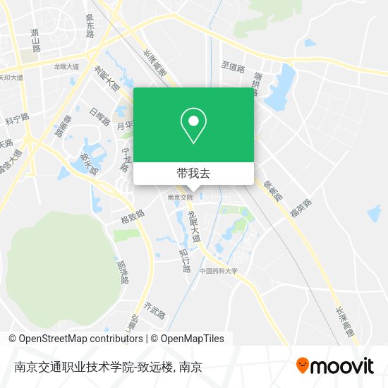 南京交通职业技术学院-致远楼地图