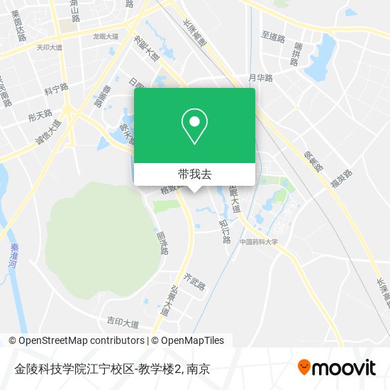 金陵科技学院江宁校区-教学楼2地图