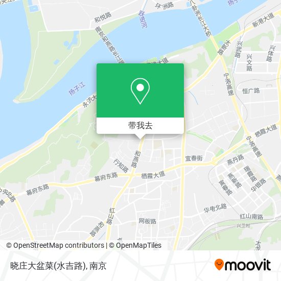 晓庄大盆菜(水吉路)地图